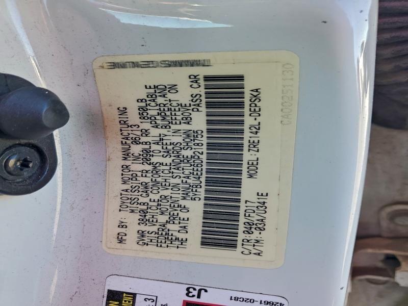 2013 Toyota Corolla Base