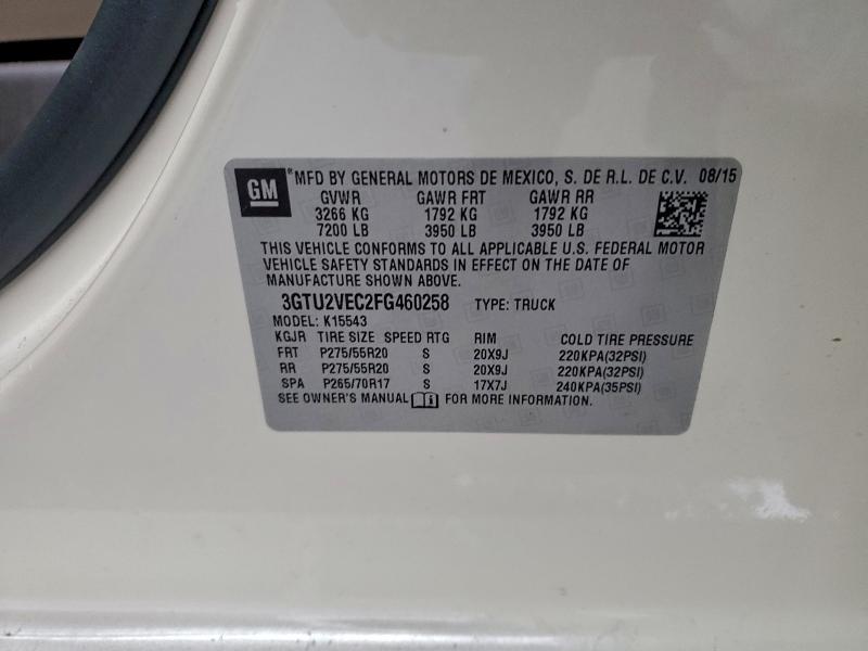 2015 GMC Sierra K1500 slt