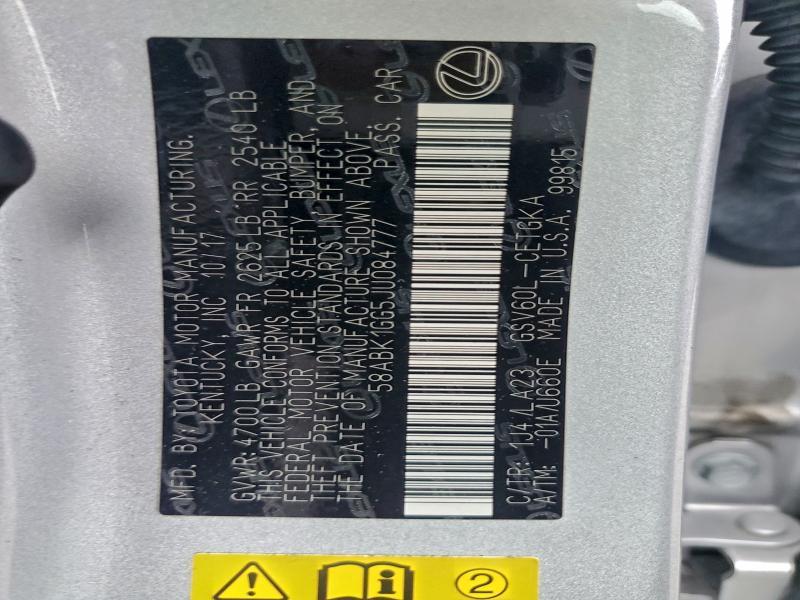 2018 Lexus Es 350 Base