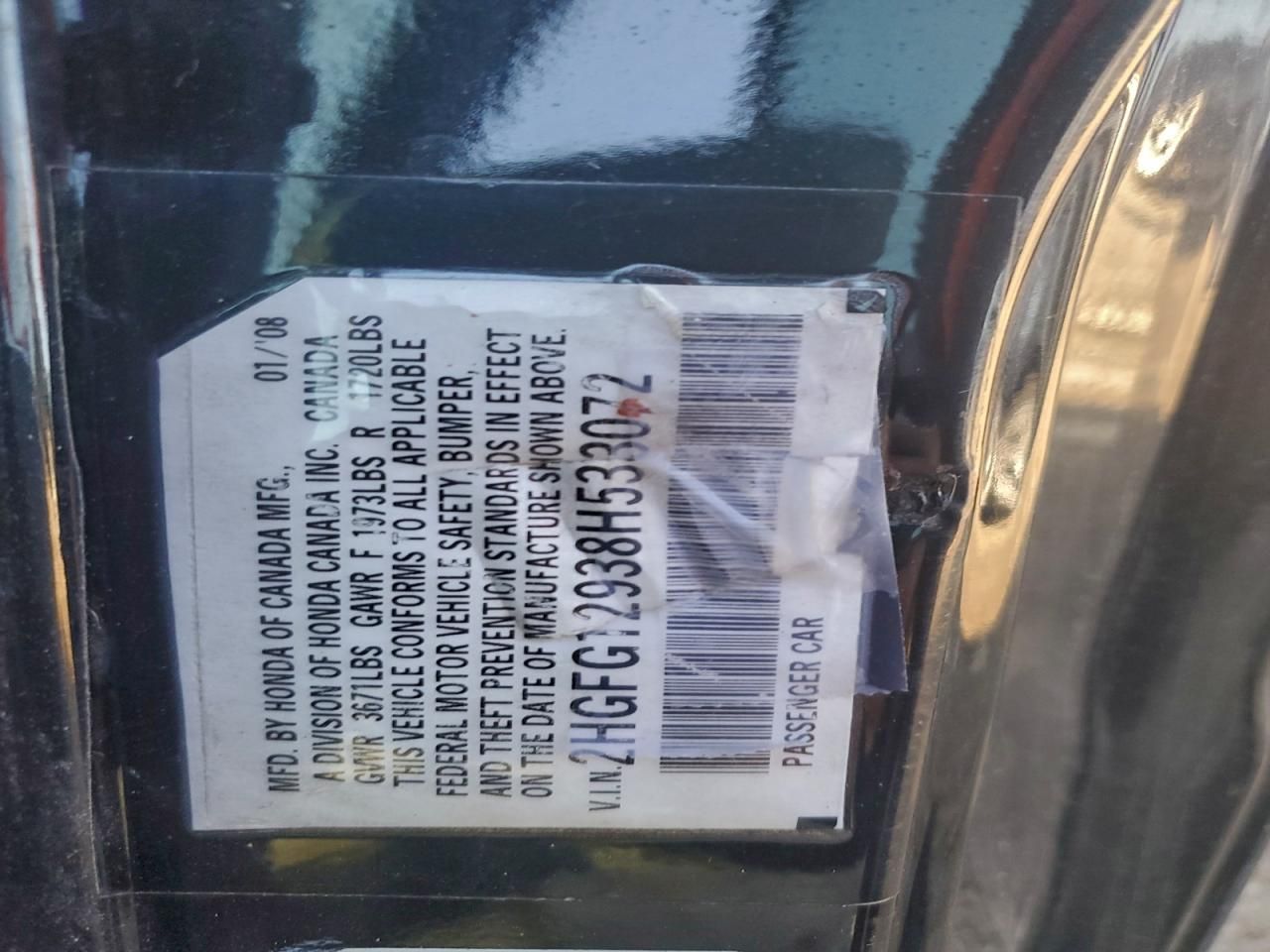 2008 Honda Civic exl