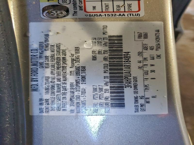 2010 Ford Fusion sel
