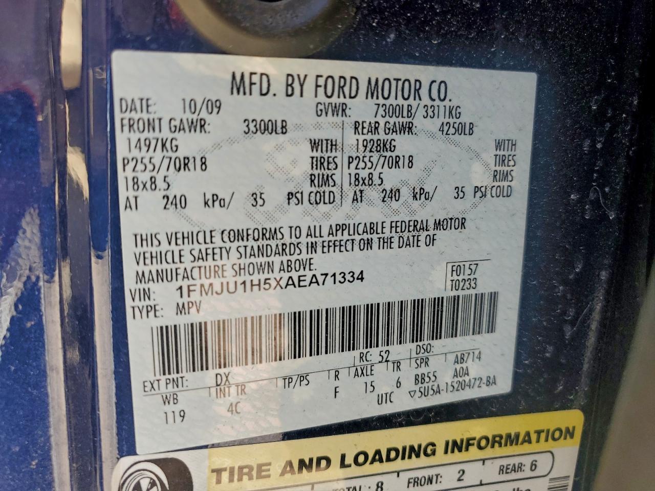 2010 Ford Expedition Eddie Bauer