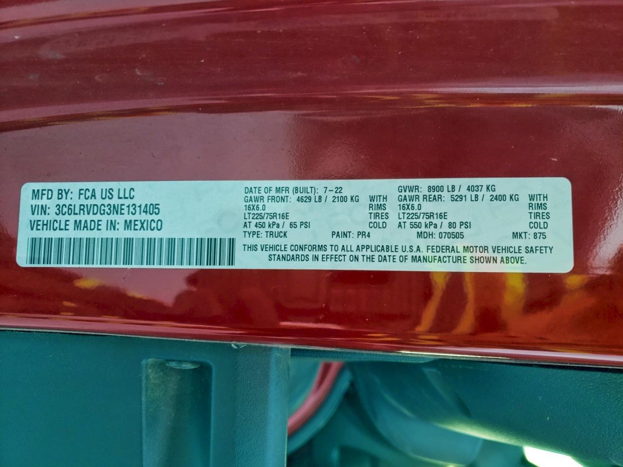 2022 Dodge RAM Promaster 2500 Delivery Van