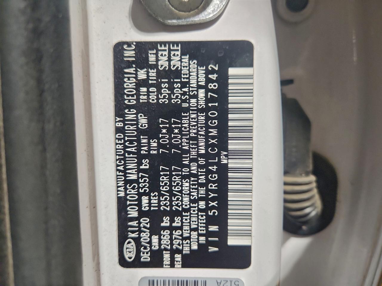 2021 KIA Sorento lx