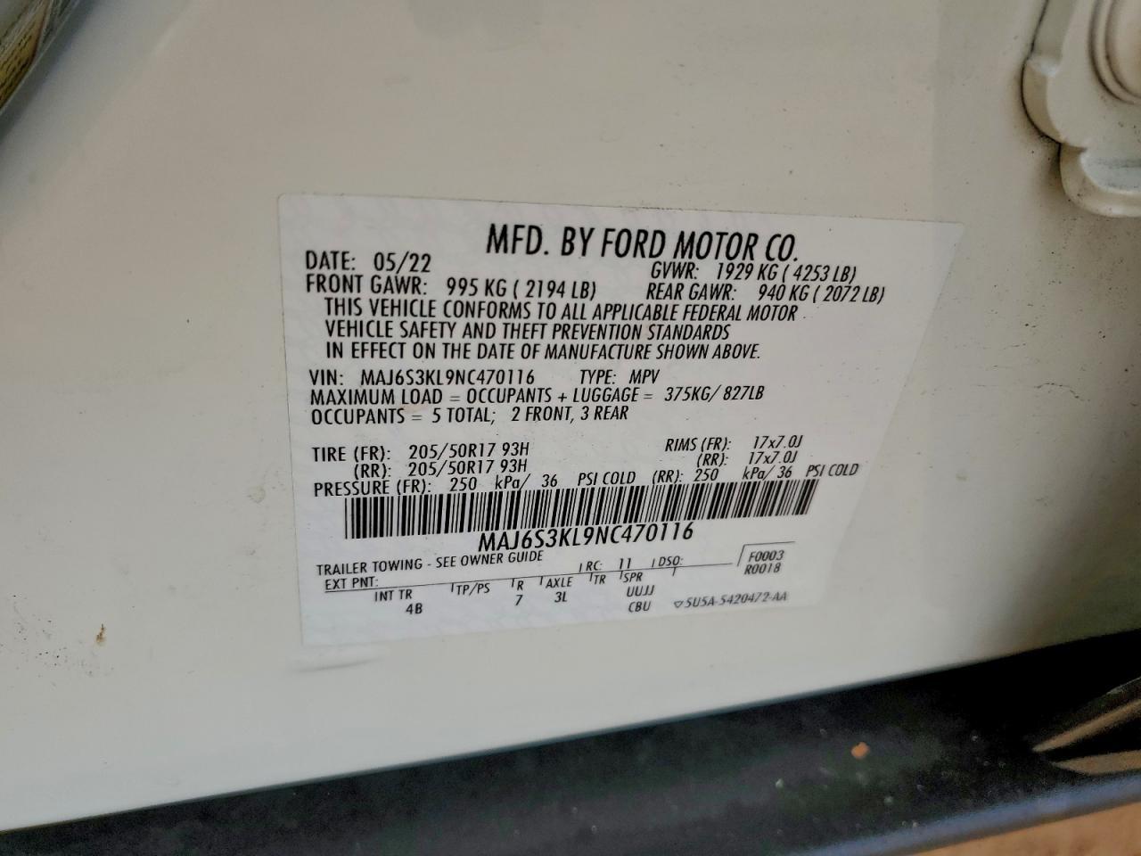 2022 Ford Ecosport Titanium