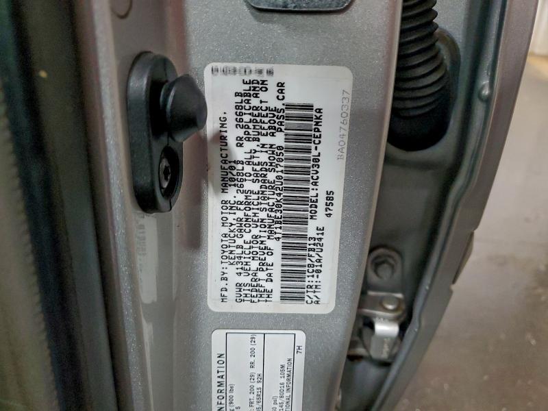 2002 Toyota Camry le