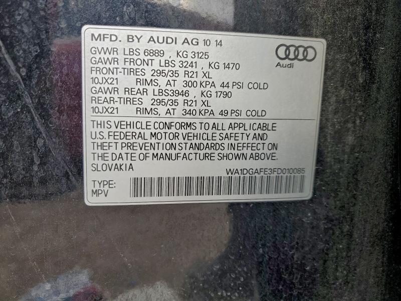 2015 Audi Q7 Prestige