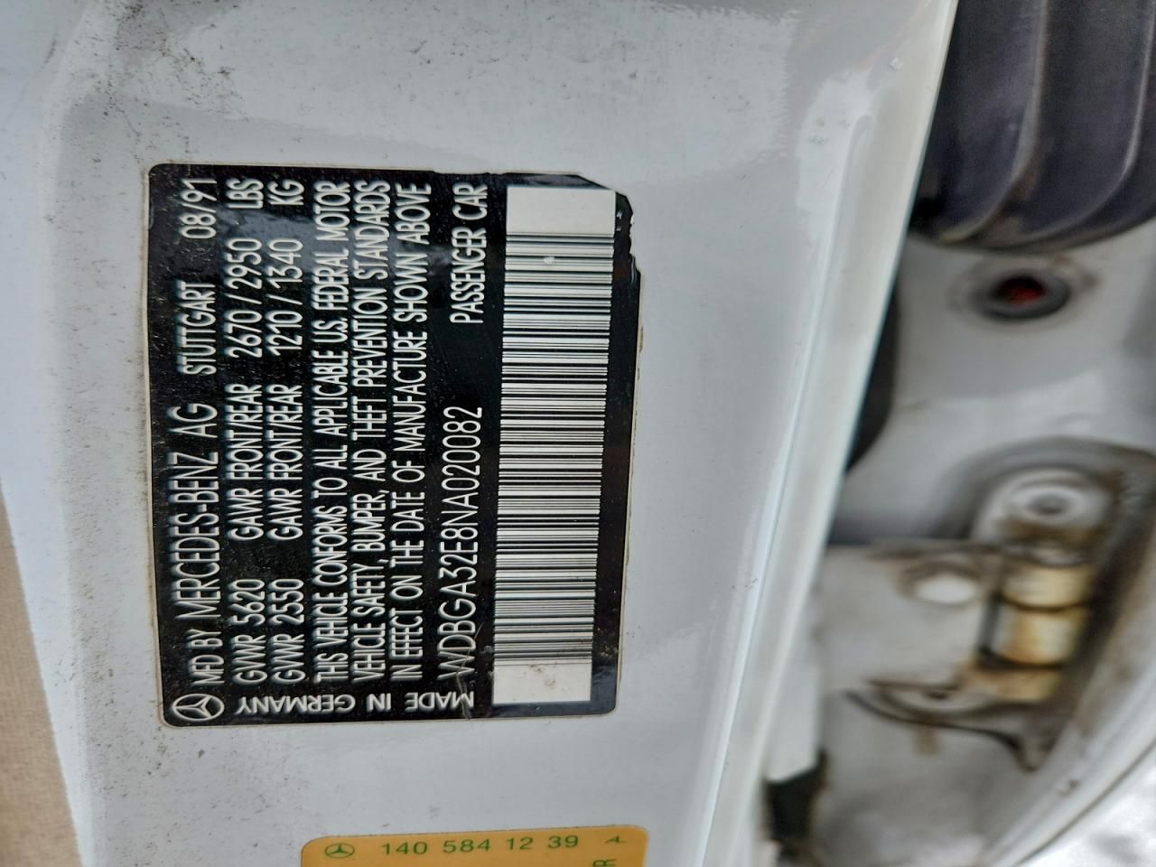 1992 Mercedes-Benz 300 se