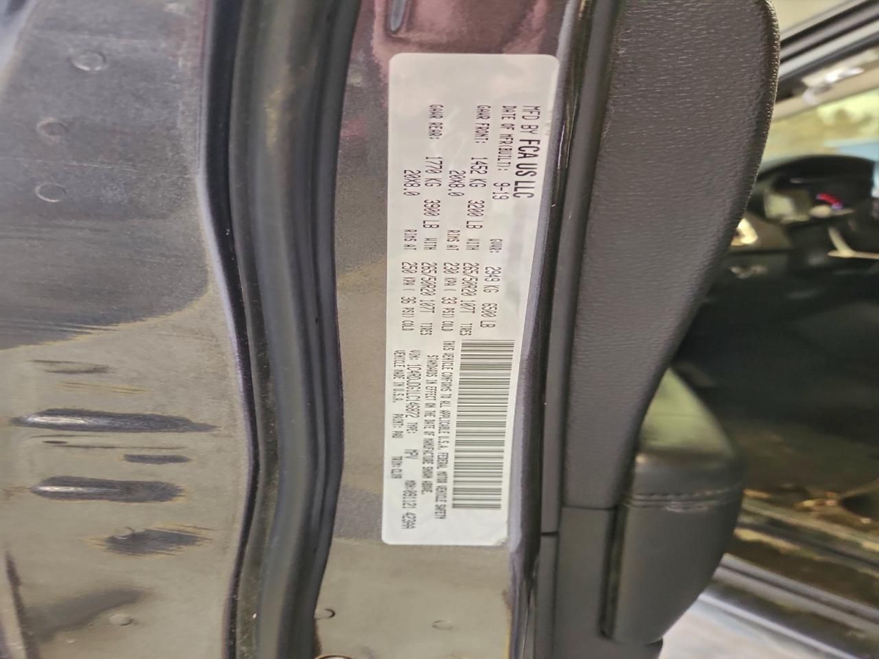 2020 Dodge Durango gt