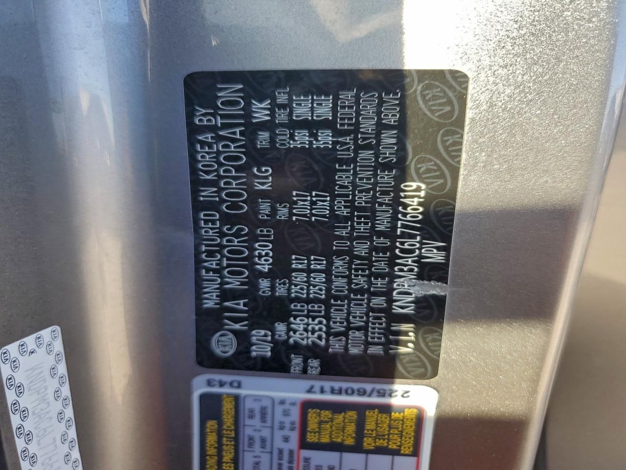 2020 KIA Sportage lx