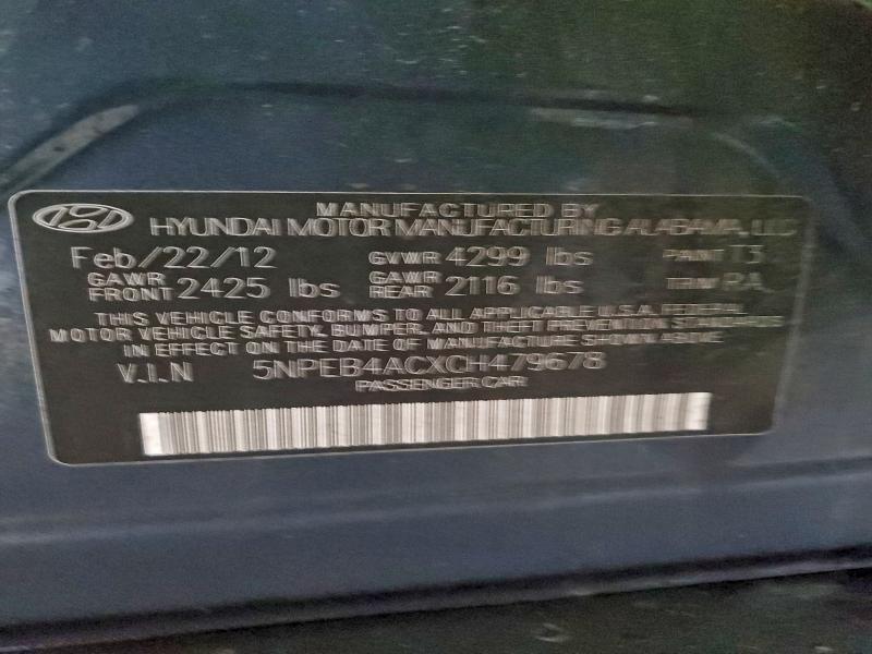 2012 Hyundai Sonata gls