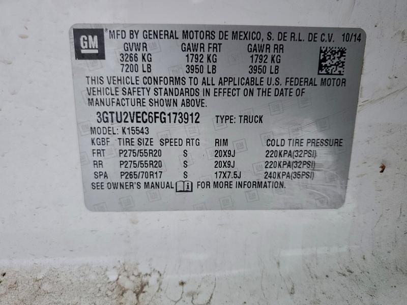 2015 GMC Sierra K1500 SLT