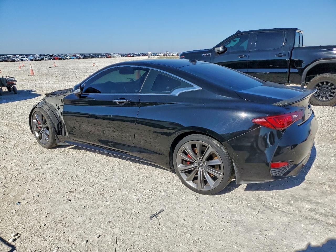 2018 Infiniti Q60 red Sport 400