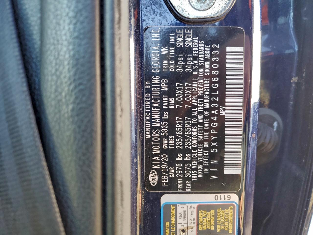 2020 KIA Sorento