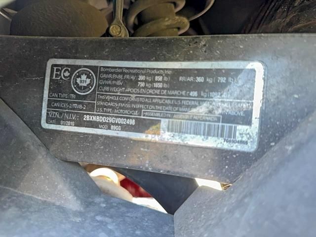 2016 Can-Am Spyder Roadster RT