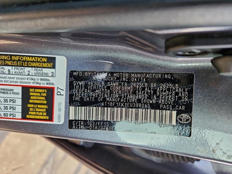 2014 Toyota Camry l