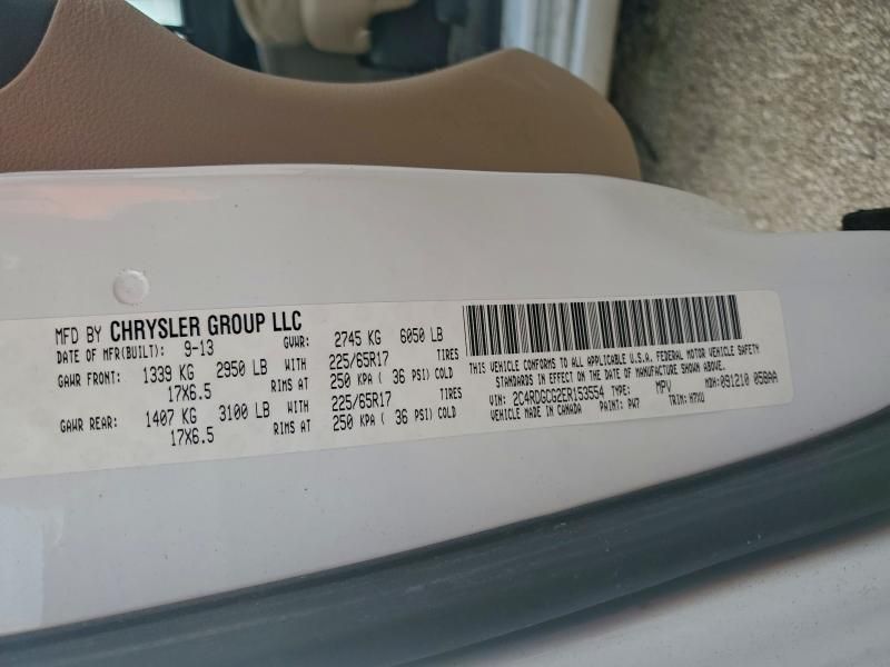 2014 Dodge Grand Caravan sxt