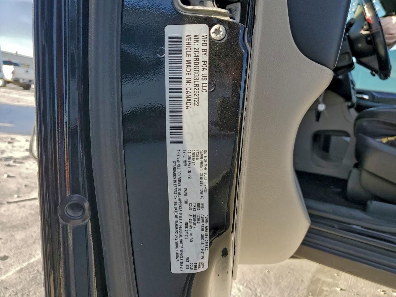 2020 Dodge Grand Caravan sxt