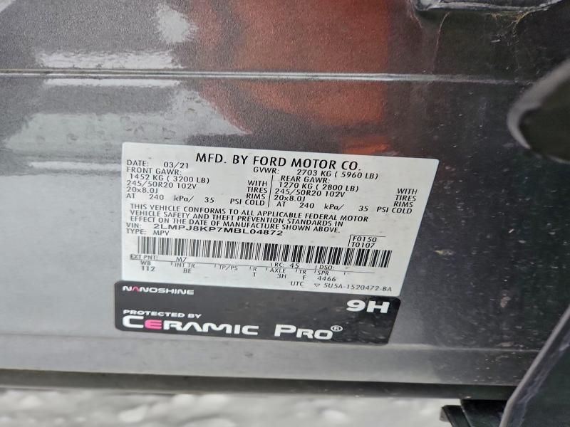 2021 Lincoln Nautilus Reserve