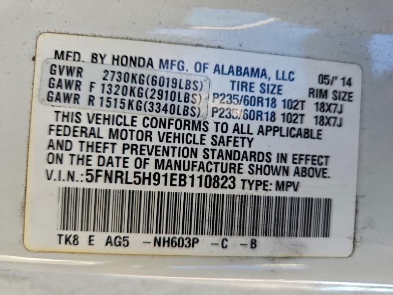 2014 Honda Odyssey Touring