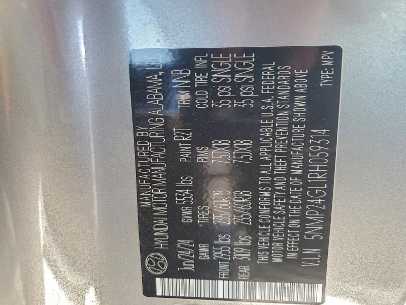 2024 Hyundai Santa fe sel