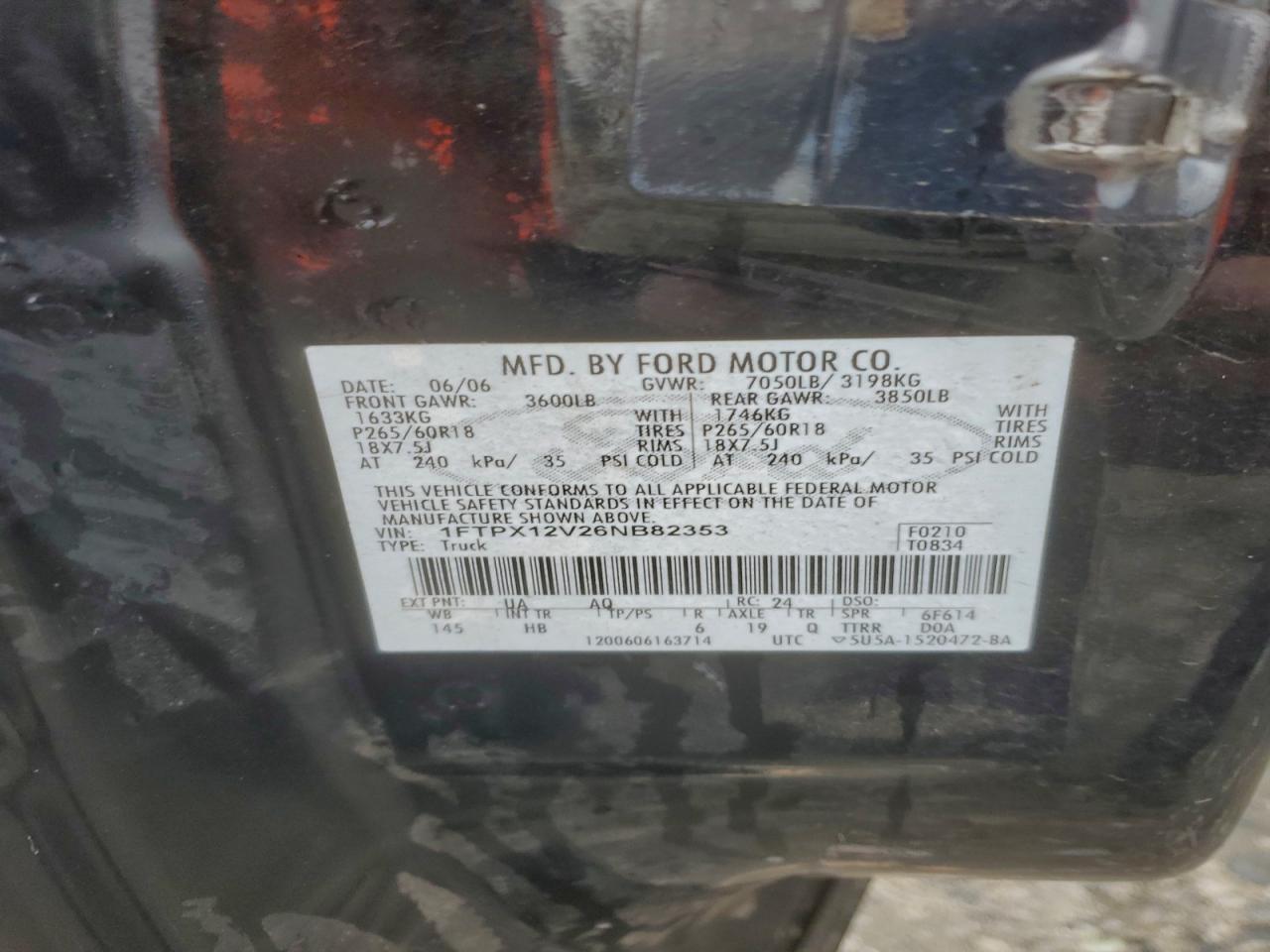 2006 Ford F150