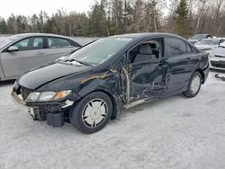Honda salvage cars for sale: 2009 Honda Civic Dx-g