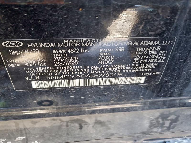 2020 Hyundai Santa fe se