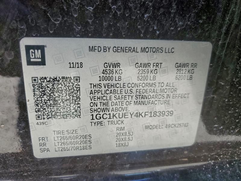 2019 Chevrolet Silverado K2500 High Country