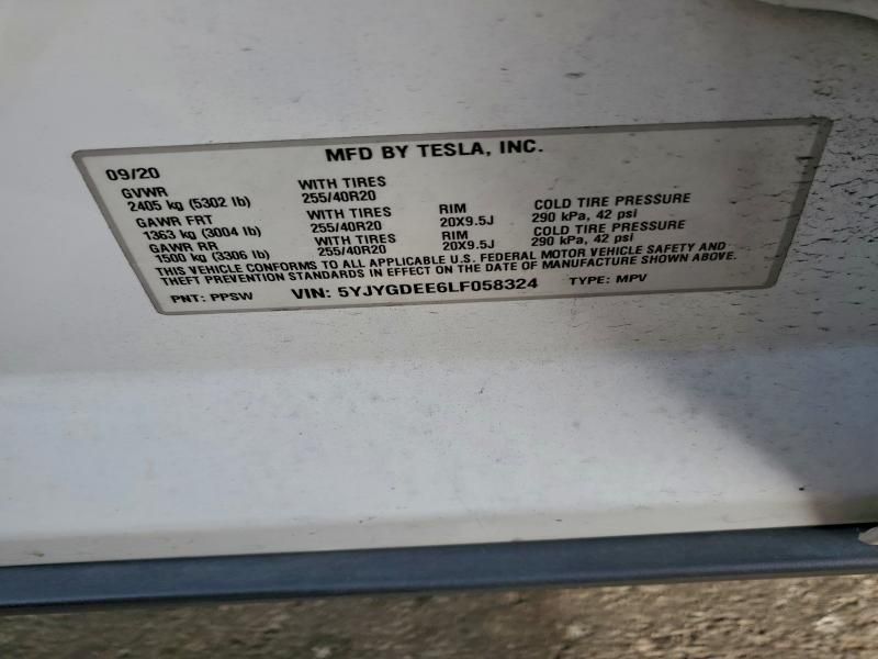 2020 Tesla Model y