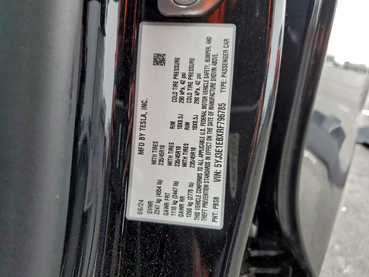 2024 Tesla Model 3
