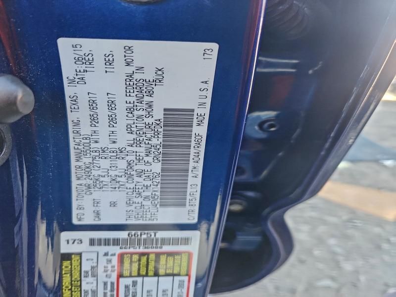 2015 Toyota Tacoma Double cab