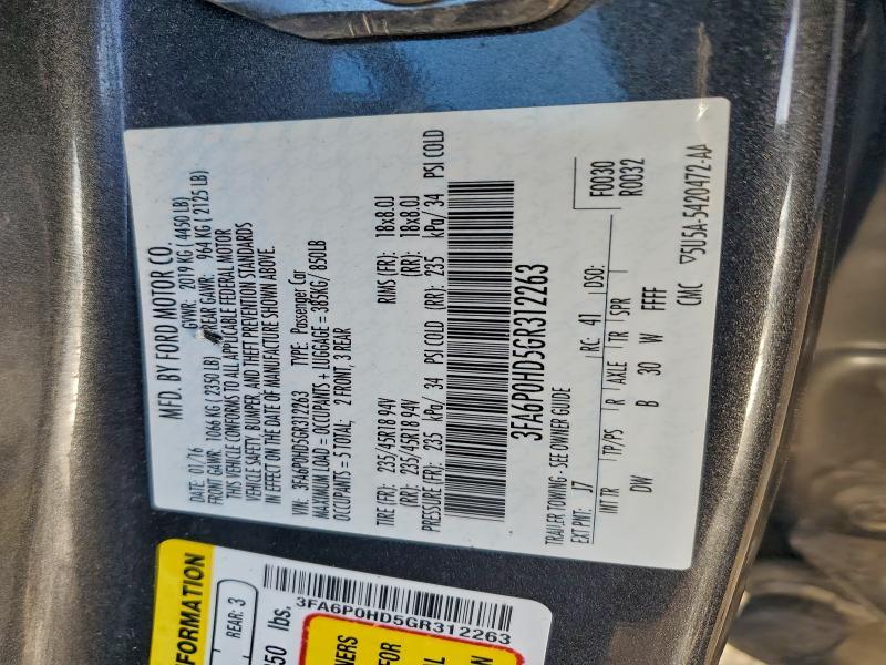 2016 Ford Fusion se