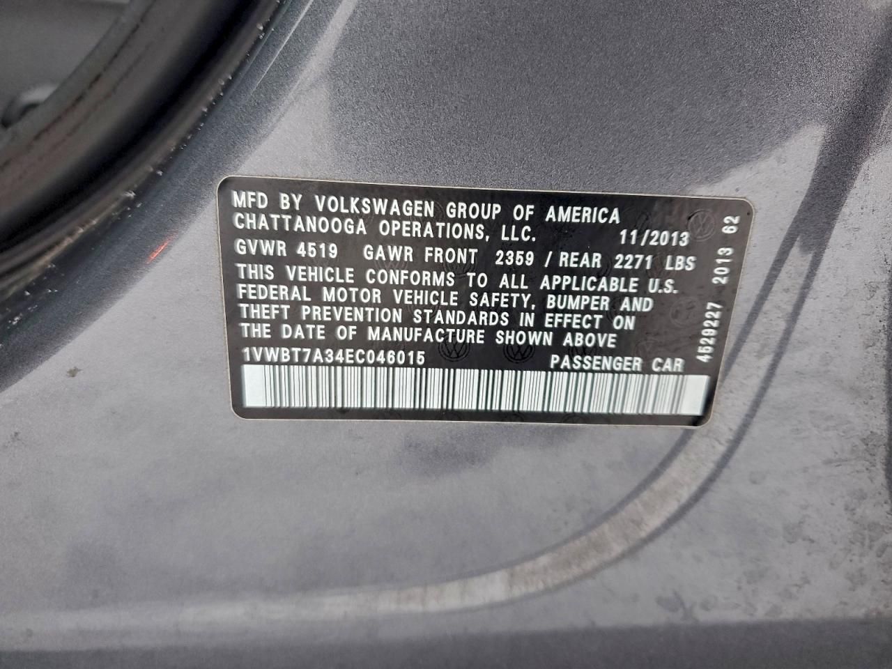 2014 Volkswagen Passat se