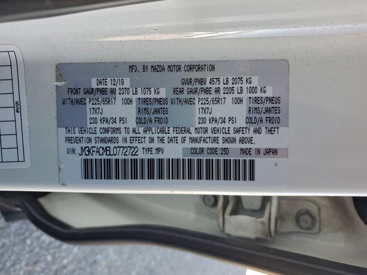 2020 Mazda Cx-5 Touring