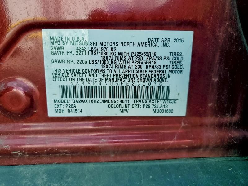 2015 Mitsubishi Outlander Sport se