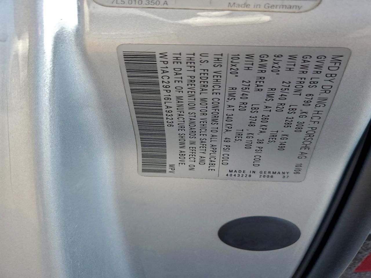 2006 Porsche Cayenne Turbo