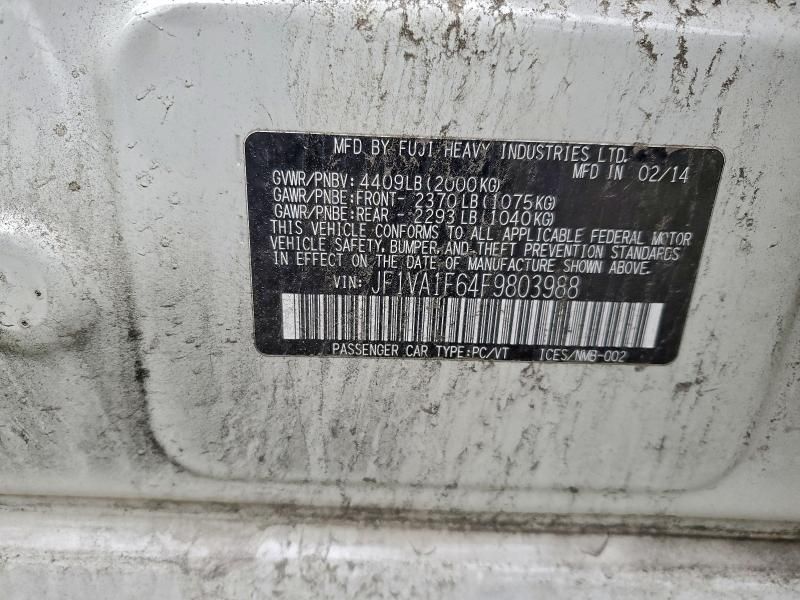 2015 Subaru Wrx Premium