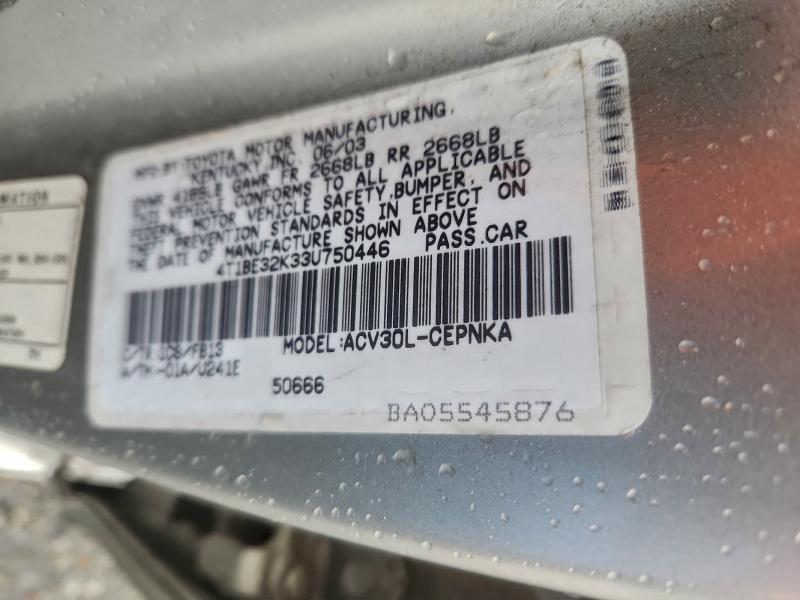 2003 Toyota Camry le