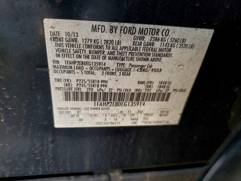 2014 Ford Taurus sel