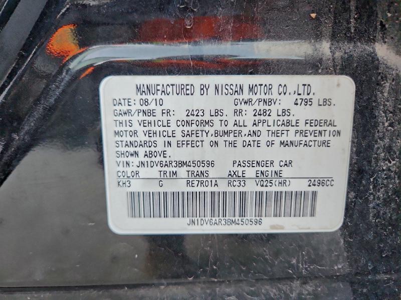 2011 Infinity G25 Sedan x