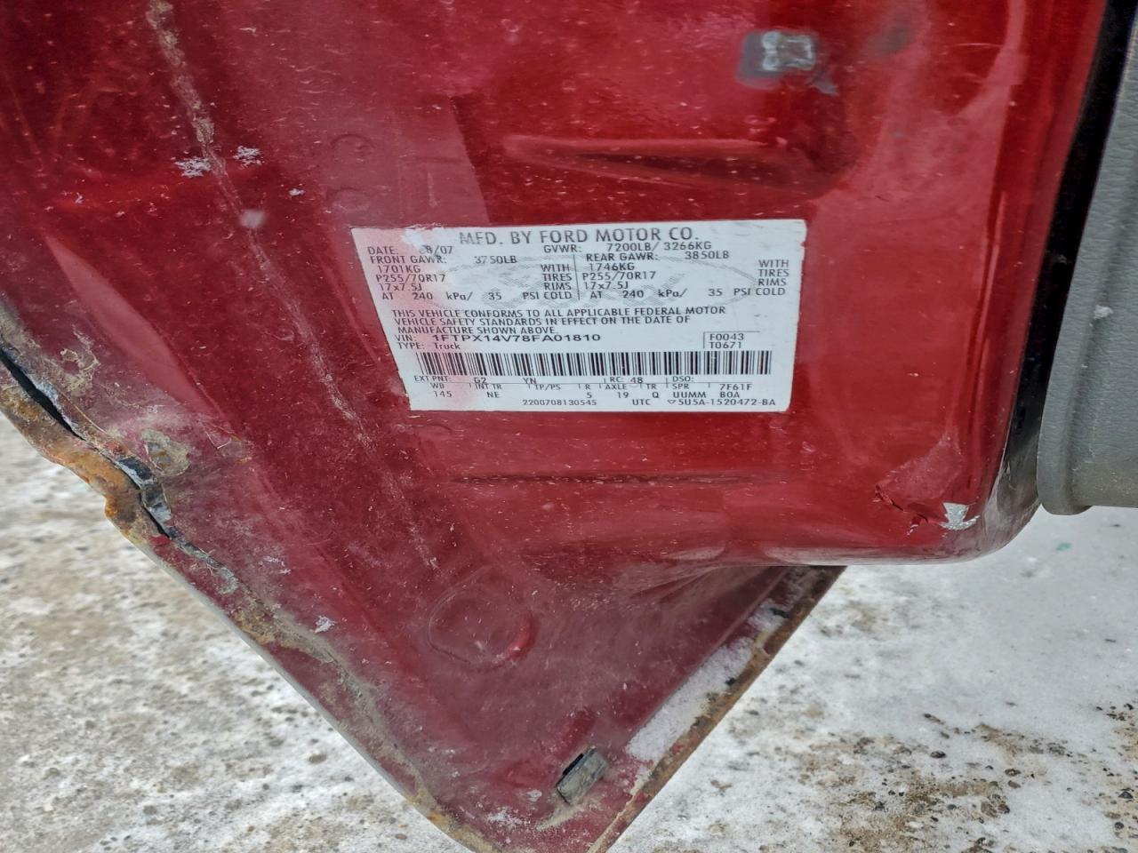 2008 Ford F150