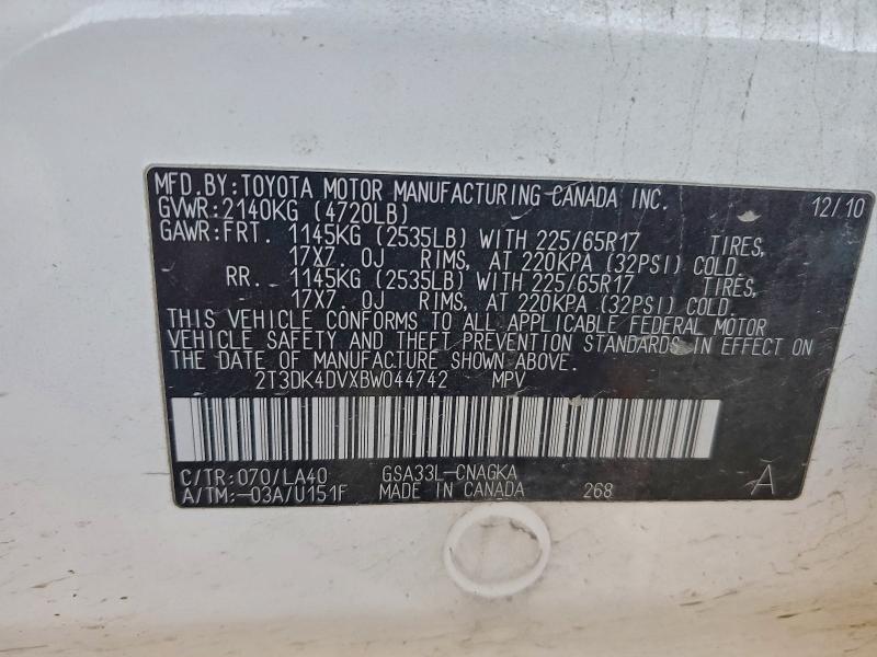 2011 Toyota Rav4 Limited