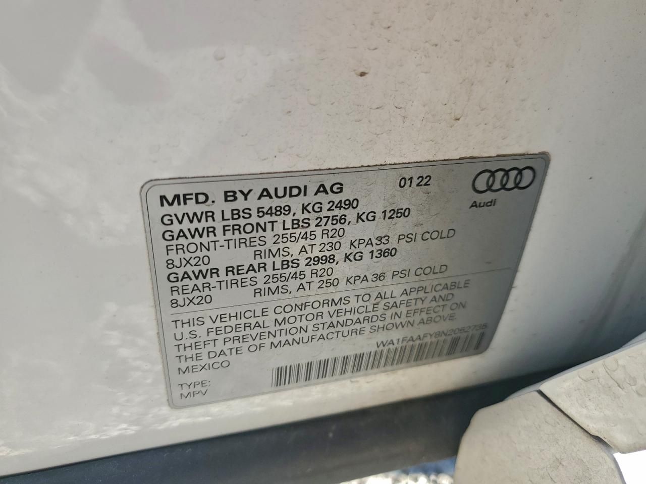 2022 Audi Q5 Prestige 45