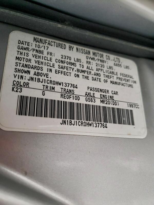 2017 Nissan Rogue Sport s