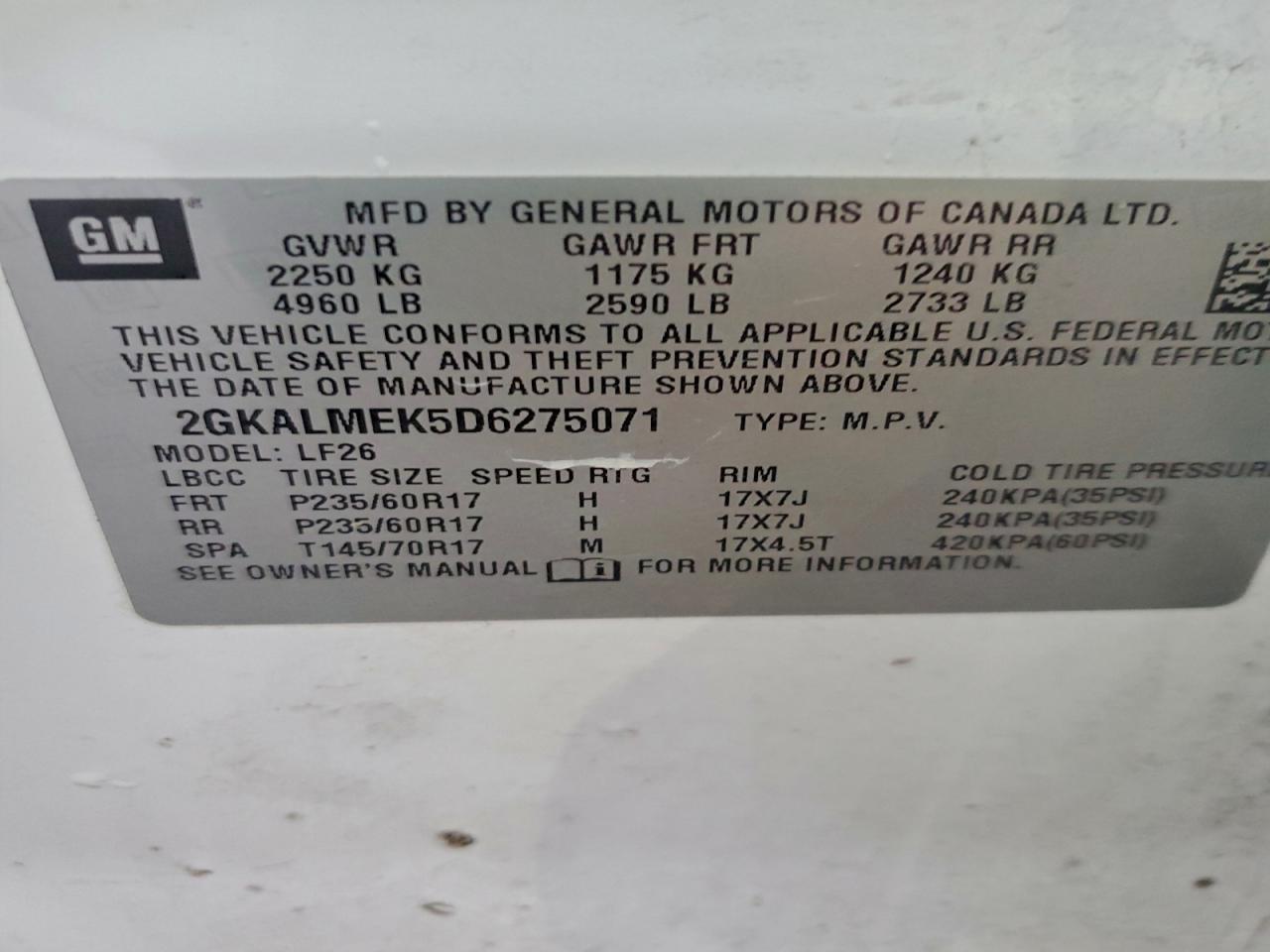 2013 GMC Terrain sle