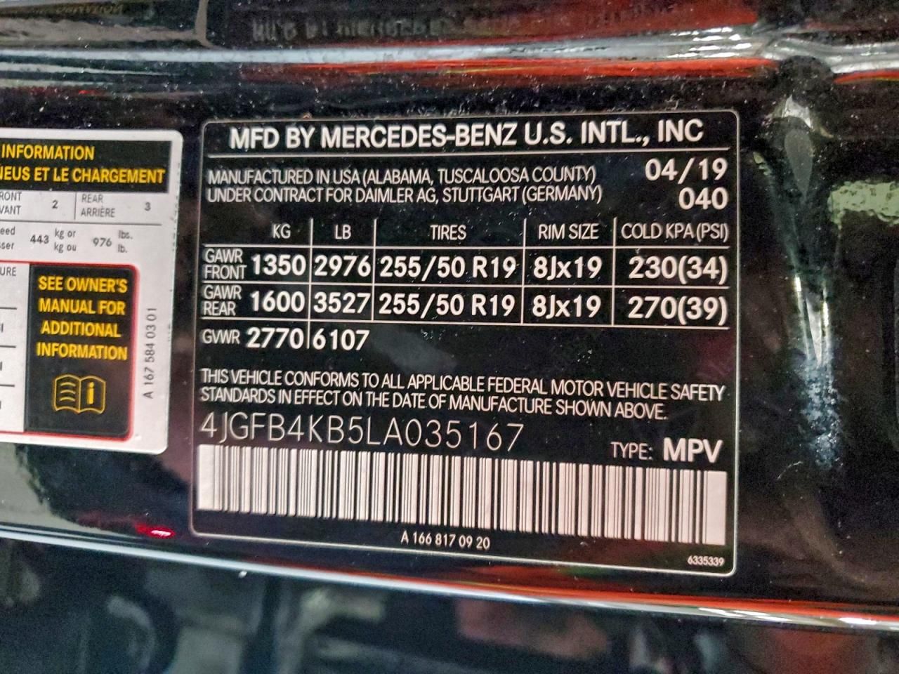 2020 Mercedes-Benz Gle 350 4matic