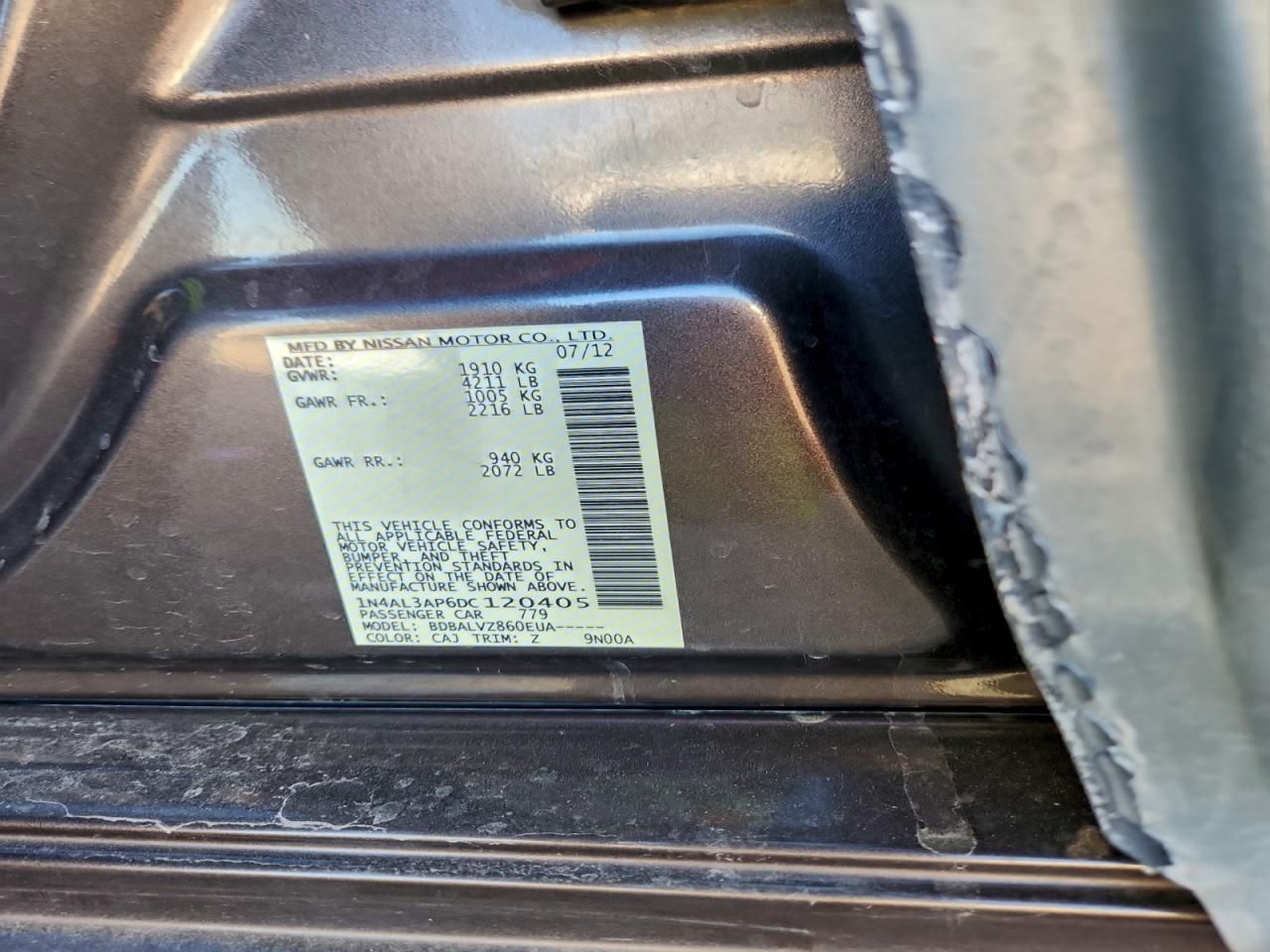 2013 Nissan Altima 2.5