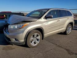 2015 Toyota Highlander Hybrid Limited en venta en North Las Vegas, NV