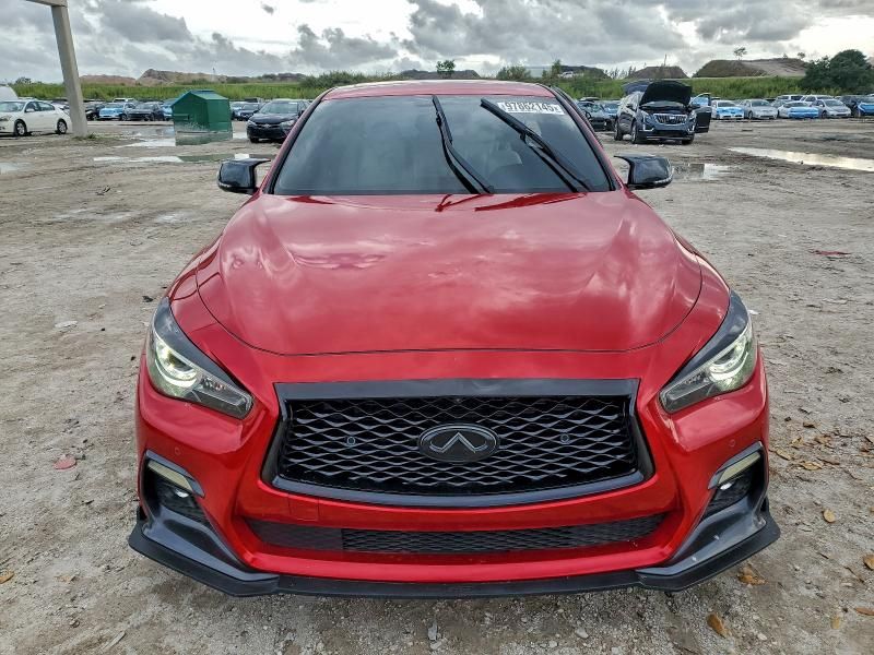 2020 Infiniti Q50 red Sport 400
